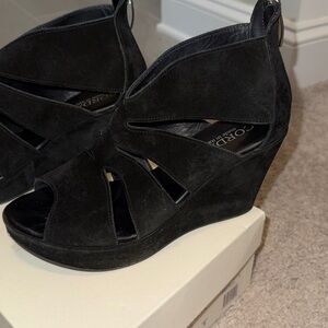 Cordani Italian Black Suede shoes